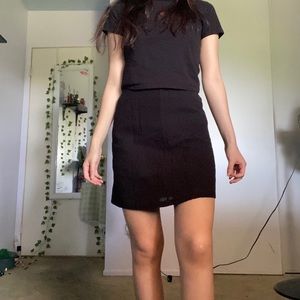 cute and simple black skirt